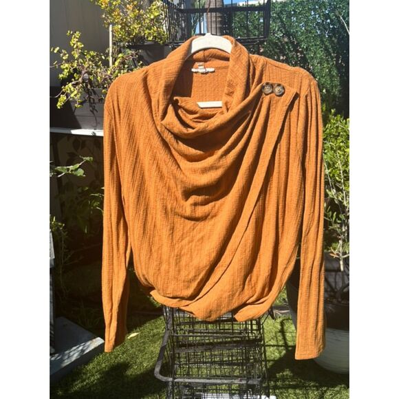 Size Large Maurice's Fall Cowl Neck Sweater - Picture 4 of 5